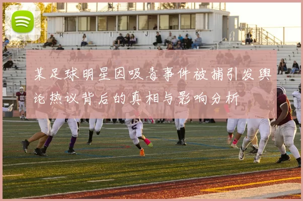 某足球明星因吸毒事件被捕引发舆论热议背后的真相与影响分析