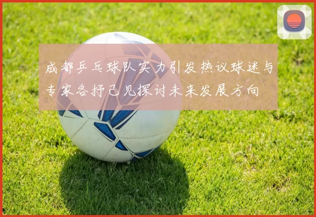 成都乒乓球队实力引发热议球迷与专家各抒己见探讨未来发展方向